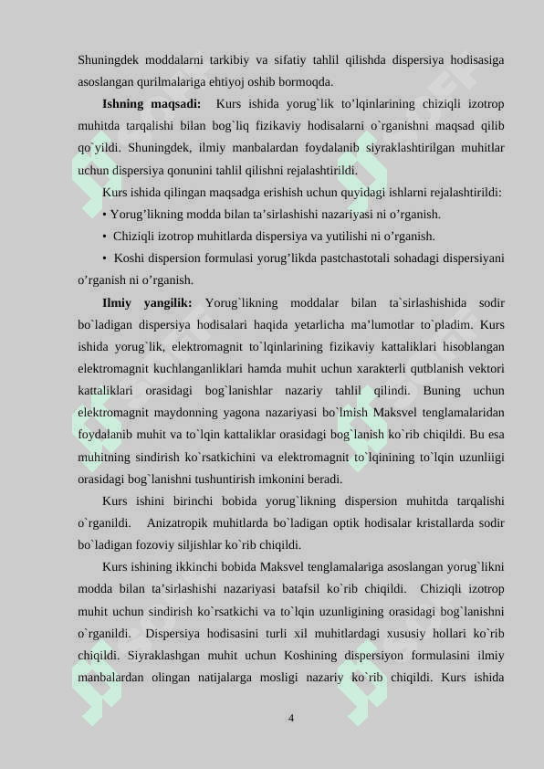 Yorugʻlik dispersiyasi 4
