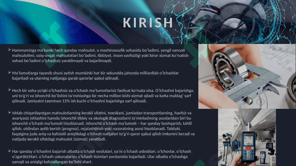 ETALONLAR VA ULARNING  KLASSIFIKATSIYASI 3