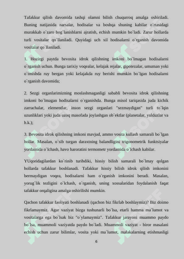 Tafakkur va Xayol 6
