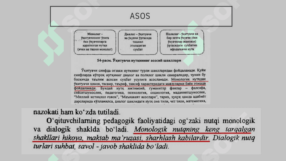 Pedagogik mahorat testlari. Testlar tahlili 4