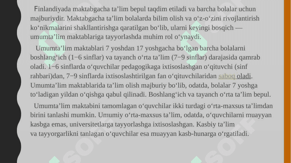 Finlandiyada ta'lim tizimi 4