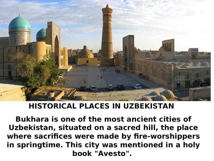 HISTORICAL PLACES IN UZBEKISTAN