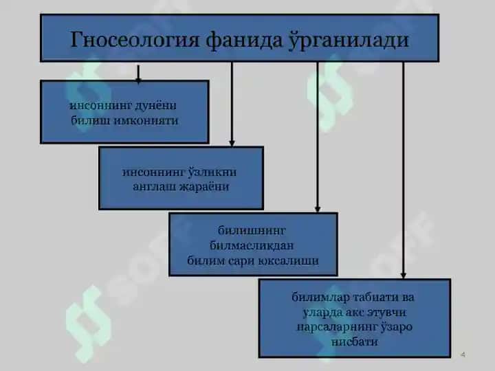 Bilishfalsafasi (Gnoseologiya) 4