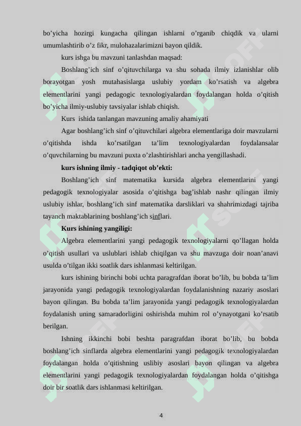 2-SINFDA ALGEBRA ELEMENTLARINI O'QITISH TEXNOLOGIYALARI 4