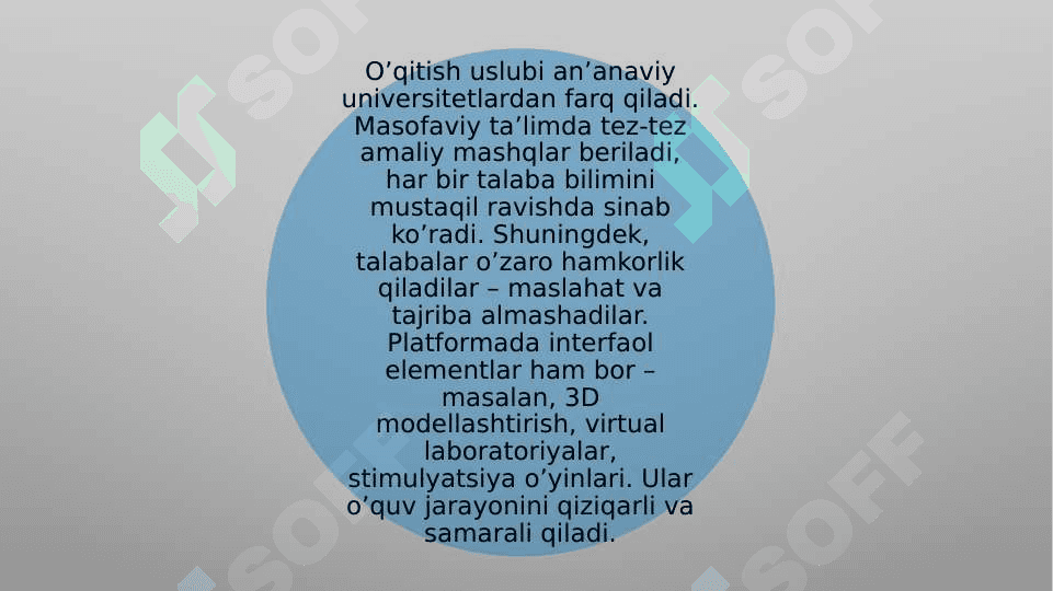 Distance learning masofaviy ta’lim platformasini o‘rganish va tahlil qilish 7