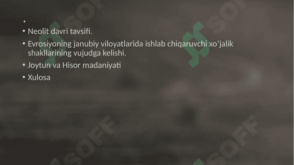 Tosh asri arxeologiyasi 3
