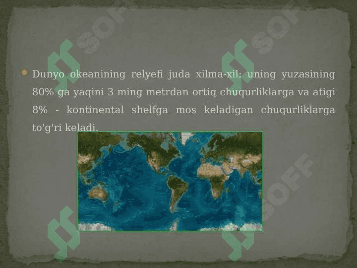 Dunyo okeaning zo'naligi 4