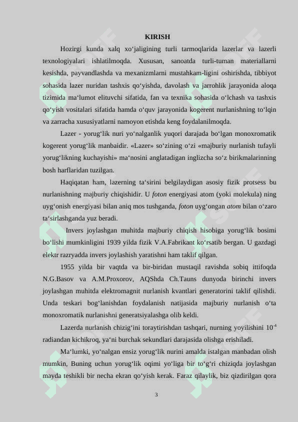 Invers balandlikni hosil qilish usullari. 3