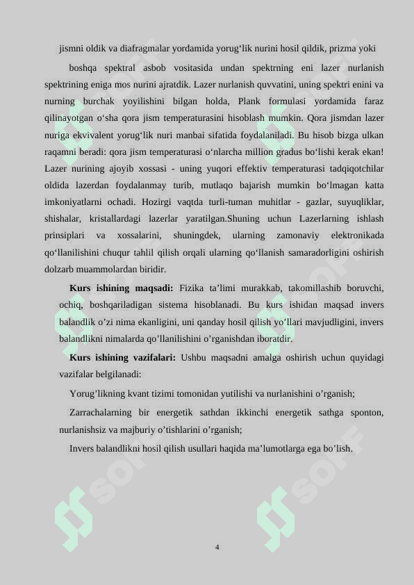 Invers balandlikni hosil qilish usullari. 4