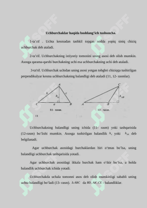 Uchburchaklar. 3