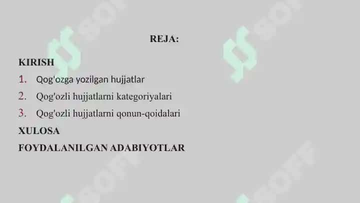 Qog'ozga yozilgan hujjatlar 2