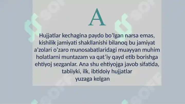 Qog'ozga yozilgan hujjatlar 6