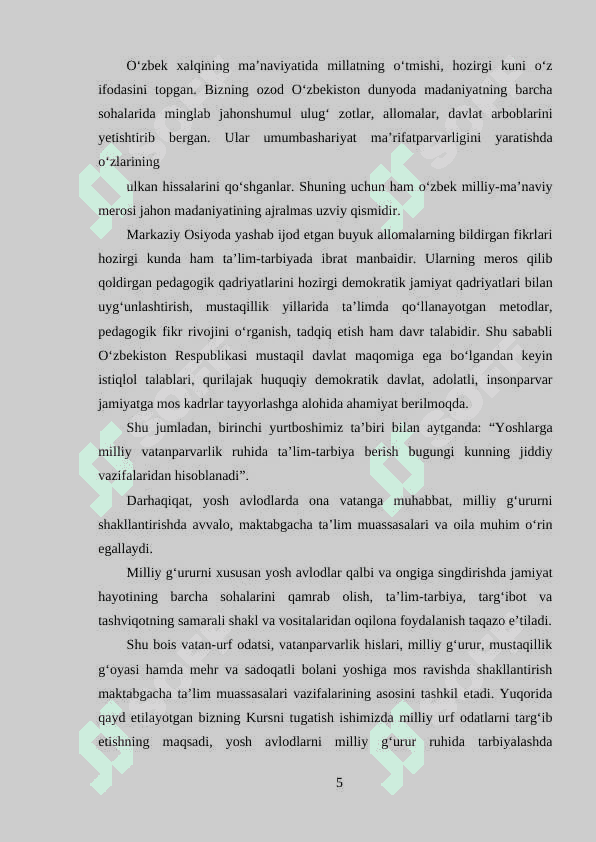 BOLANI MAKTAB TA'LIMIGA TAYYORLASHDA TA'SIR ETUVCHI OMILLAR 5
