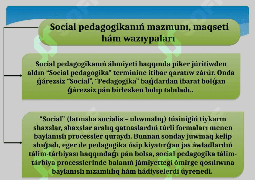 Social pedagogika tiykarları. 4