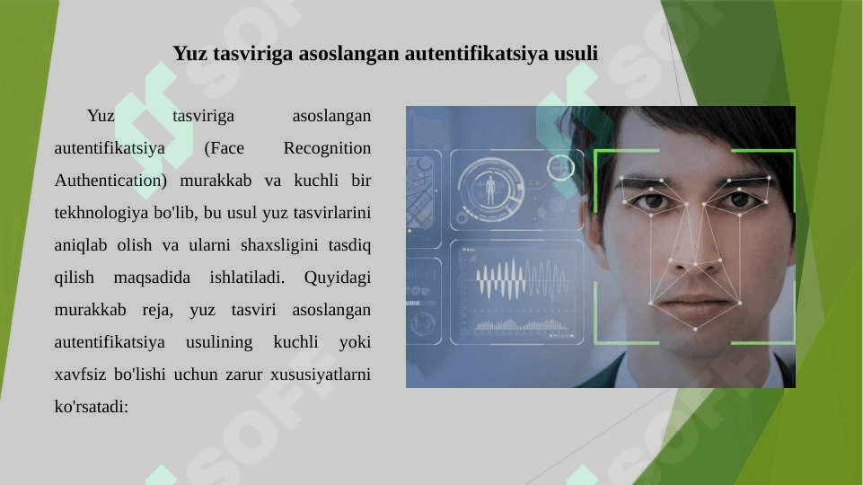 Yuz tasviriga asoslangan autentifikatsiya usuli va uning xususiyatlari 4