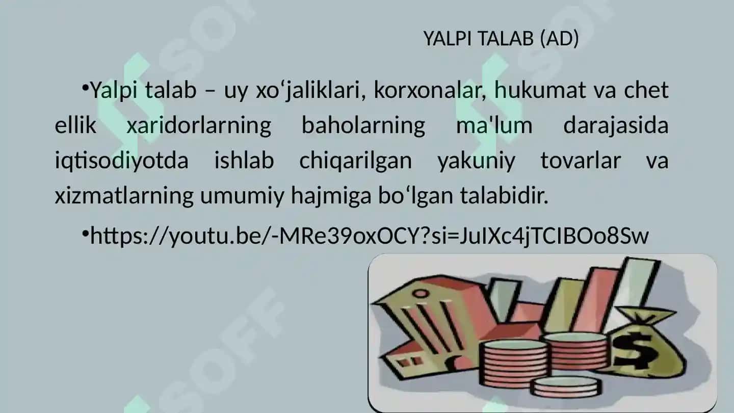 Yalpi Talab va Yalpi Taklif 3