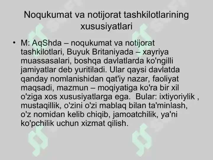Demokratik jamiyatni barpo etishda nodavlat va jamoat birlashmalarining o'rni 7