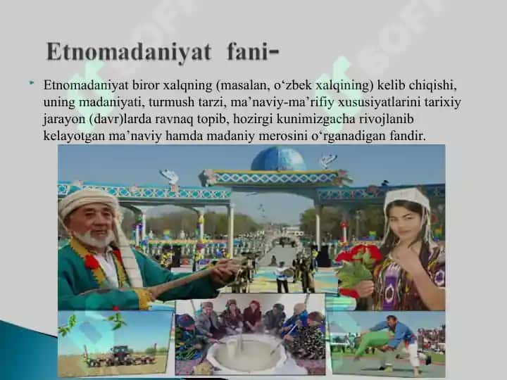 Etnomadaniyat fanining predmeti, maqsad va vazifalari 4