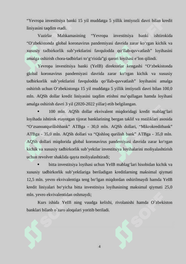YEVROPA INVESTITSIYA BANKI VA UNING OPERATSIYALARI 4