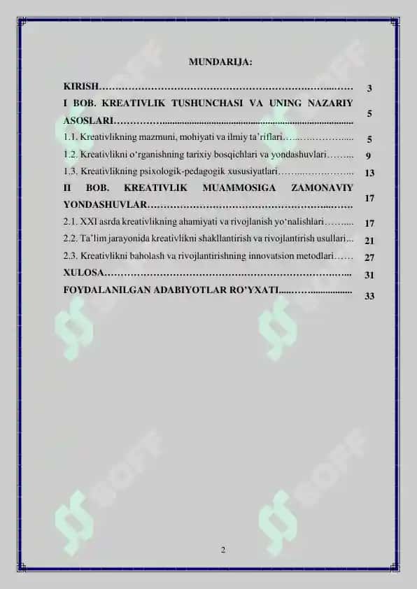 Kreativlik muammosiga zamonaviy yondashish 2