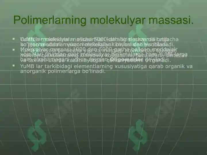 Sintetik va tabiiy yuqori molekulali birikmalarni ishlab chiqarish holati va kelajagi. 4