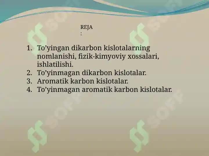 Ikki asosli karbon kislotalar 2