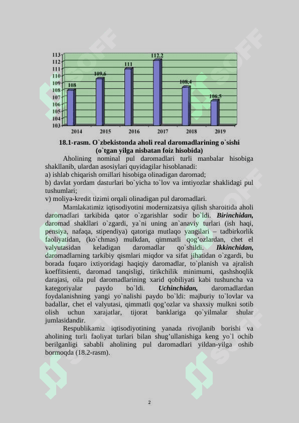 Aholi daromadlari va davlatning ijtimoiy siyosati 2