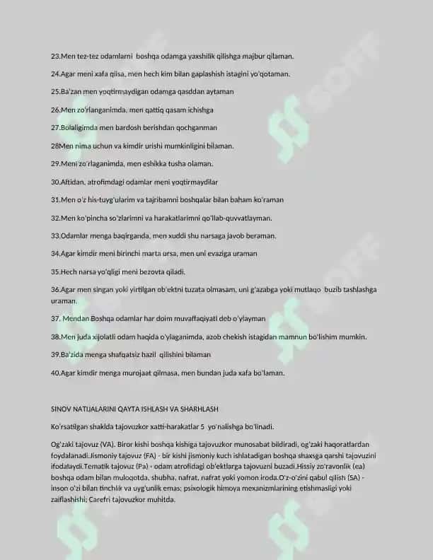 Psixologik xususiyatlarga ega bo'lgan shaxslarning tanilishi 2
