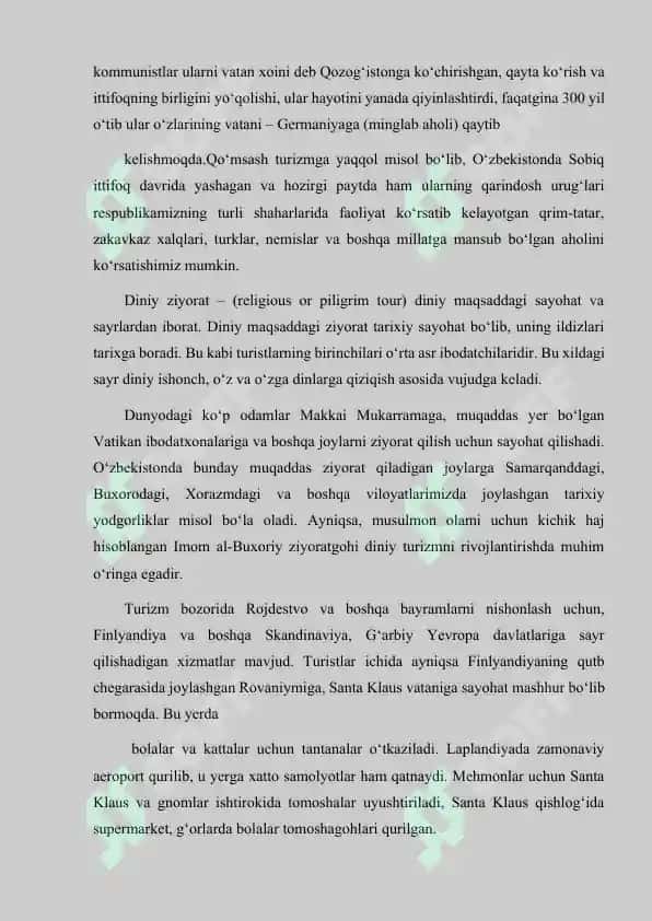 TURIZM SANOATI KORXONALARINING IQTISODIY SAMARADORLIGI. 4