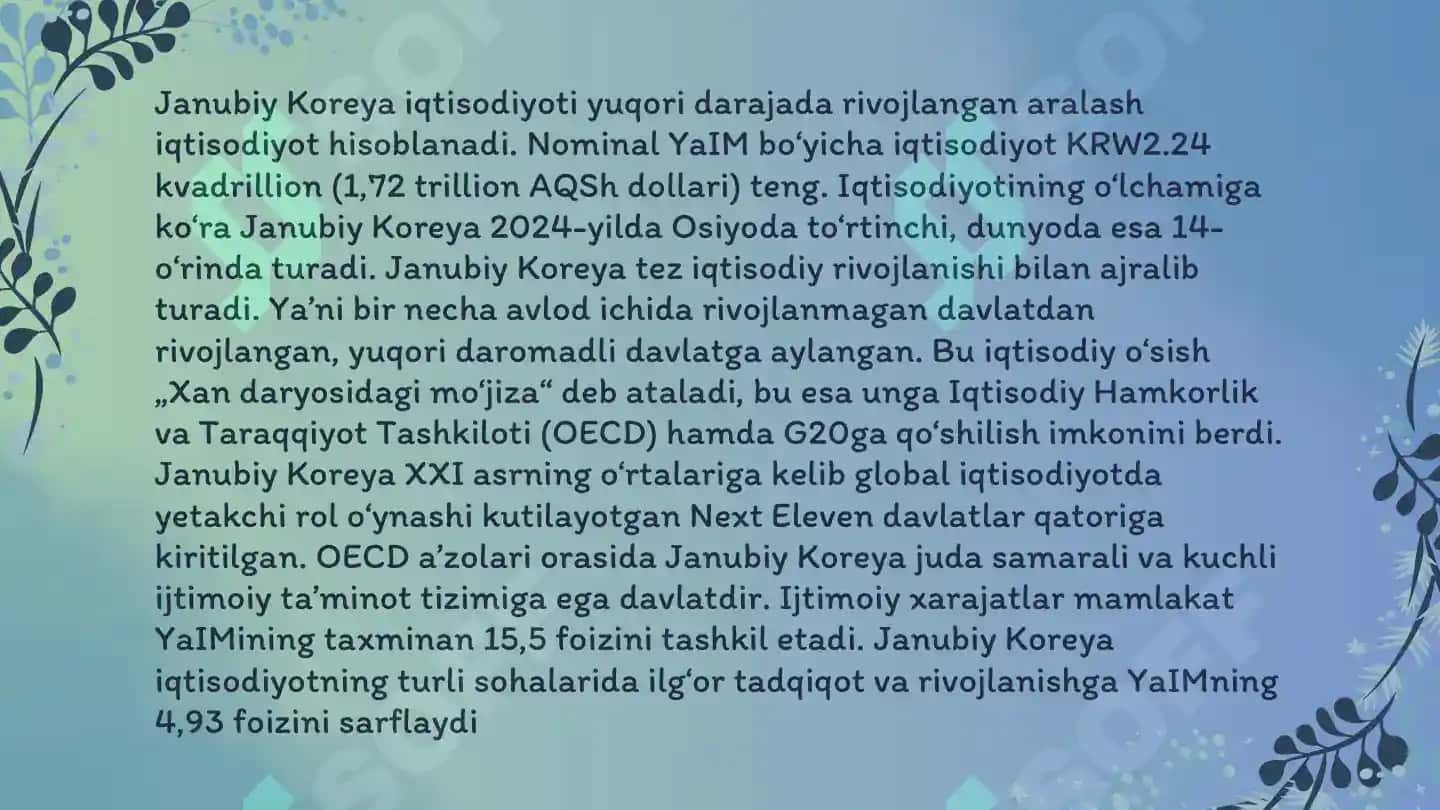 Janubiy Koreya 7