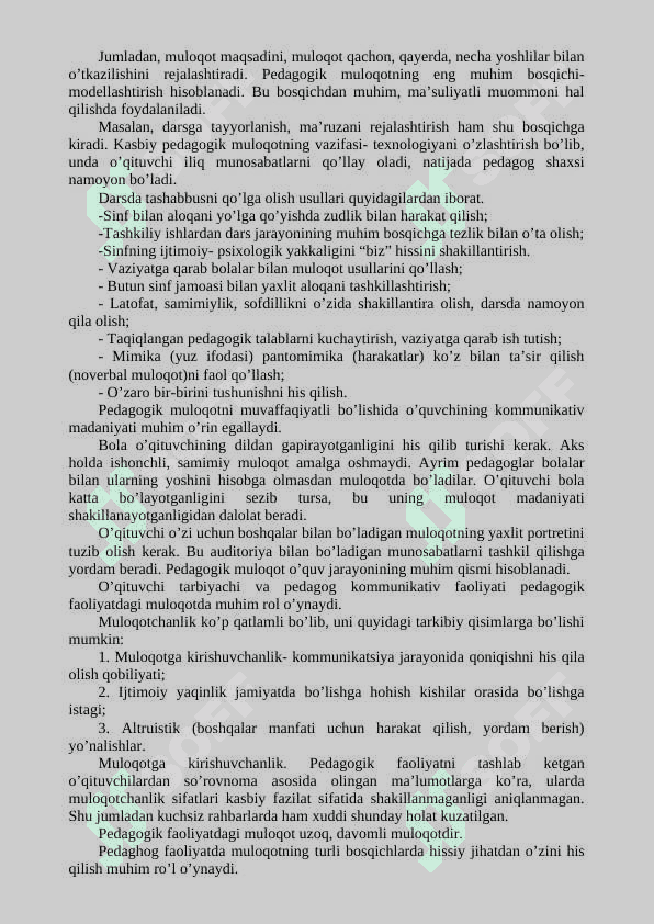 PEDAGOGIK MULOQOTNING STRUKTURASI 2