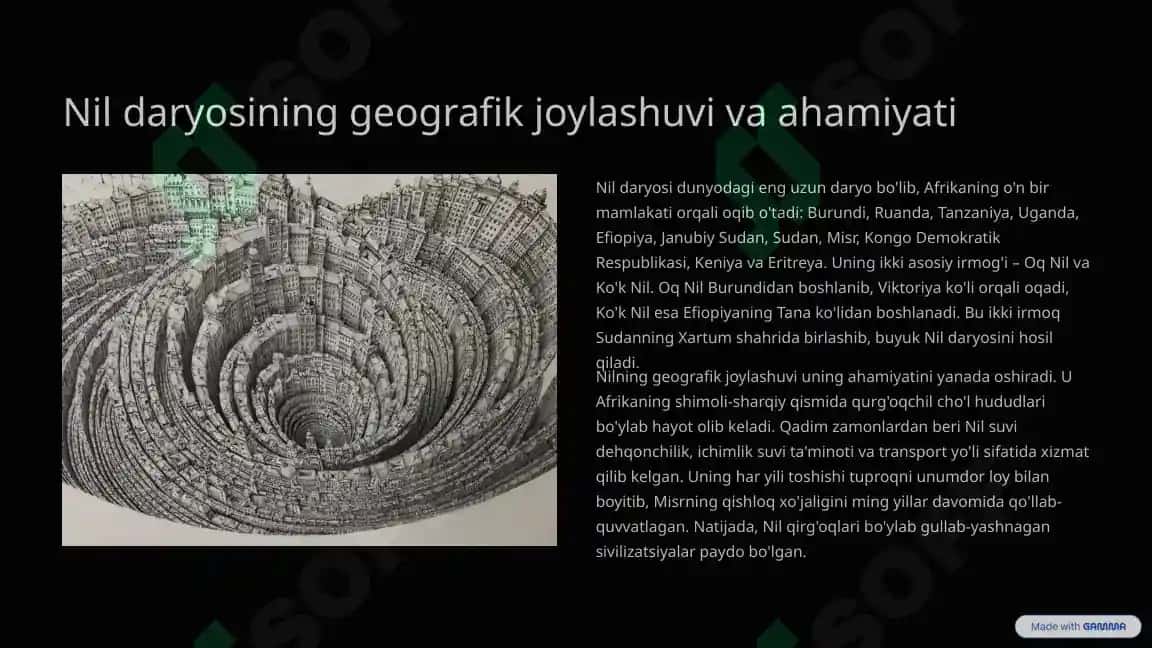 Nil vodiysi: Sivilizatsiyalar beshigi 2
