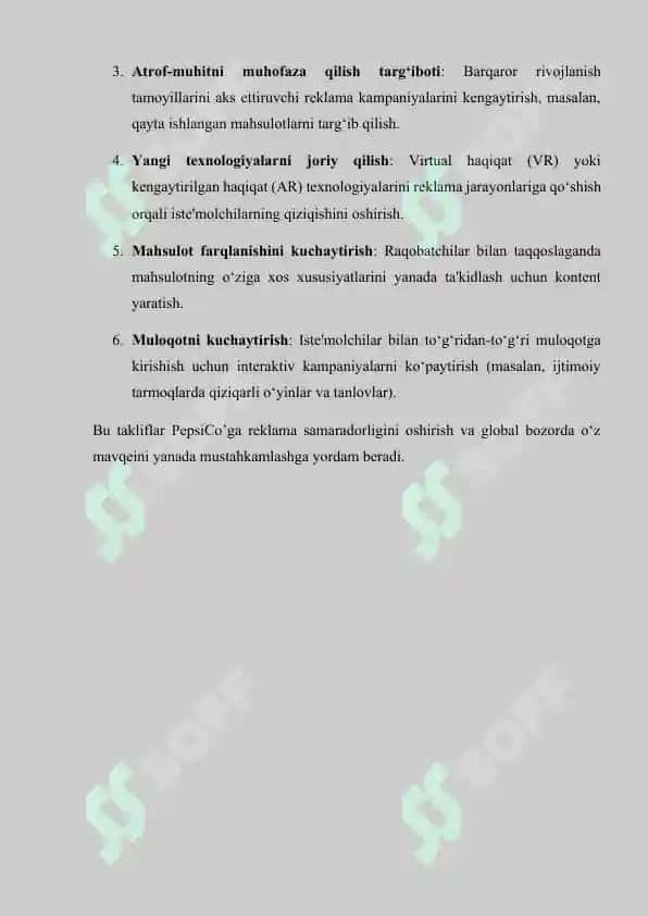Marketing kommunikatsiyasi kurs ishi 8