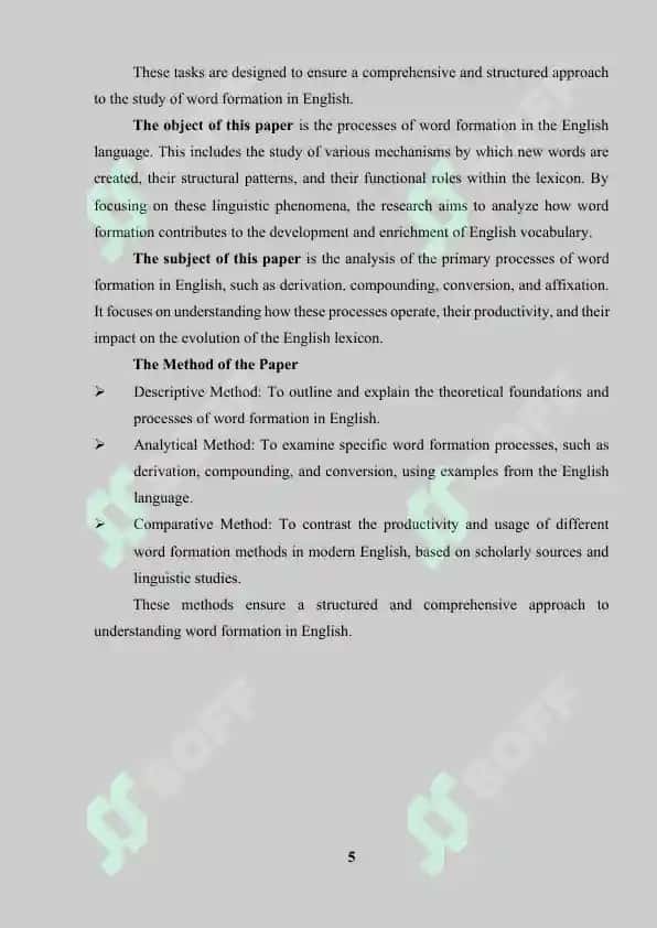 "Word Formation in English" 6