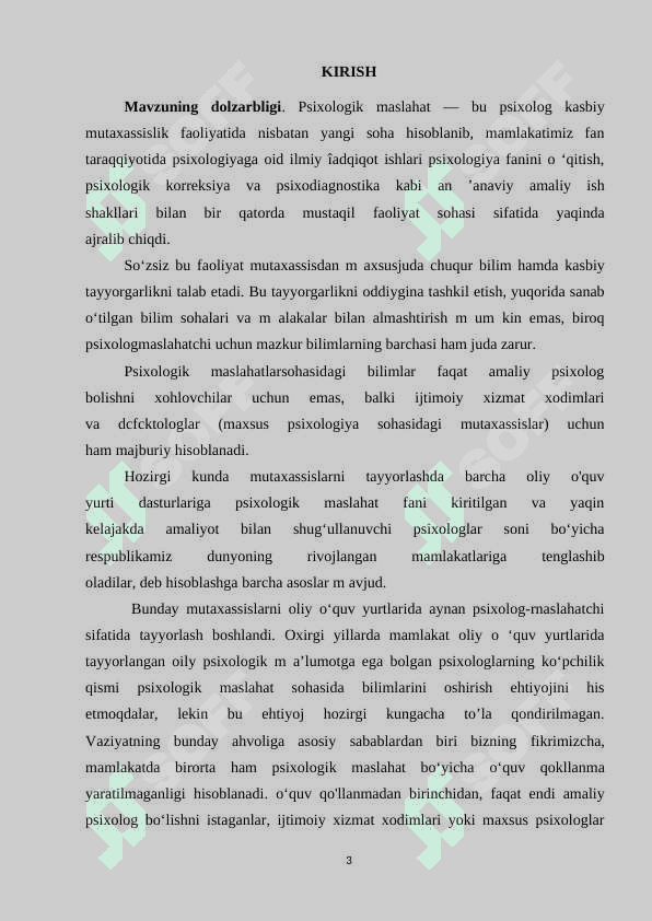 PSIXOLOK MASLAHATCHI SHAXSGA QO'YILADIGAN TALABLARI 3