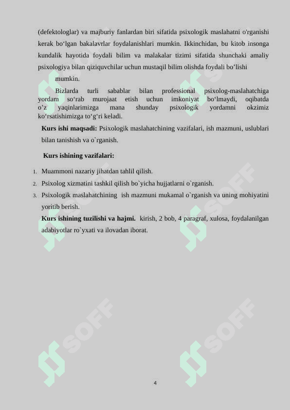 PSIXOLOK MASLAHATCHI SHAXSGA QO'YILADIGAN TALABLARI 4