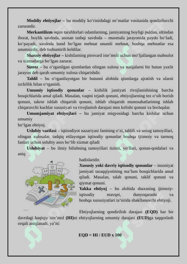 Iqtisodiyot va uning bosh masalasi Iqtisodiyot nazariyasining fan sifatida shakllanishi 4