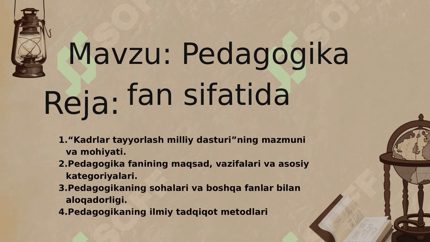 Pedagogika fan sifatida 2