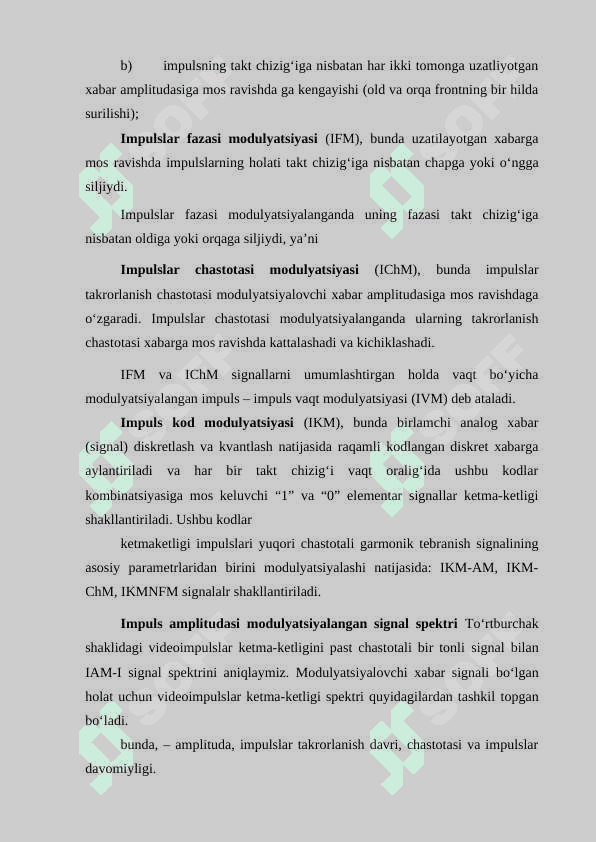 Impulsli modulyasiya turlari 4