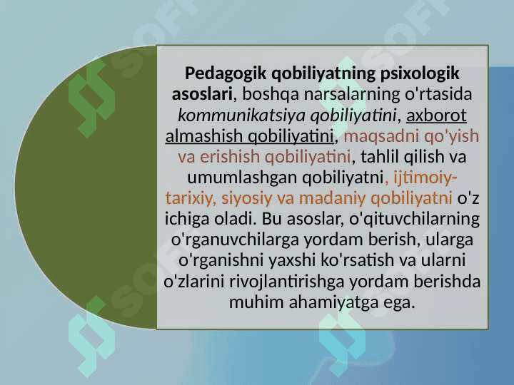 Pedagogik qobiliyatlarning psixologik asoslari 4