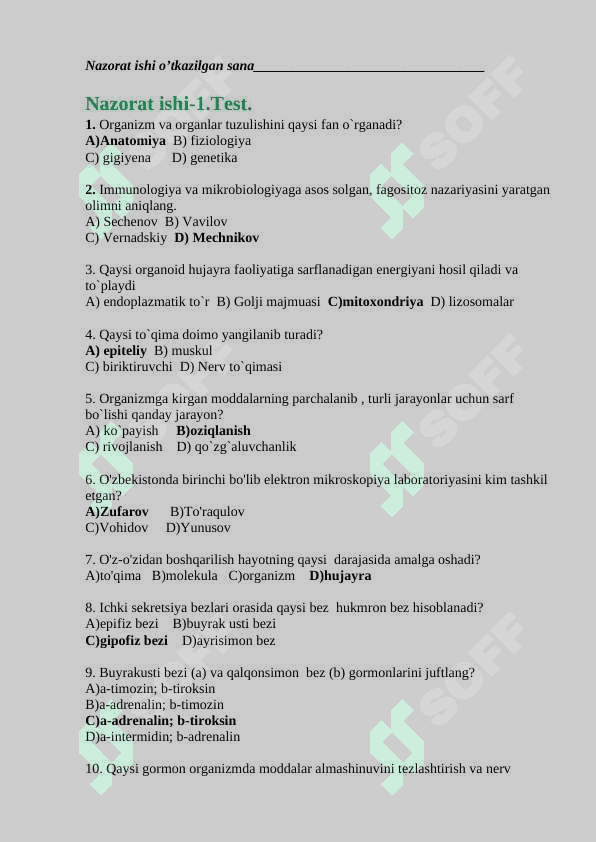 8-sinf.Labaratoriya va Nazorat ishi daftari 2