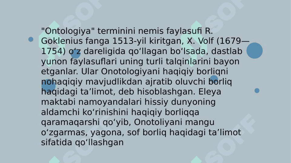 Borliq va rivojlanish falsafasi 3