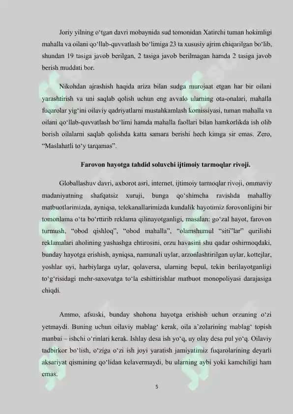 AJRIMLAR PROFILAKTIKASIDA IJTIMOIY HAMKORLIK kurs ishi 5