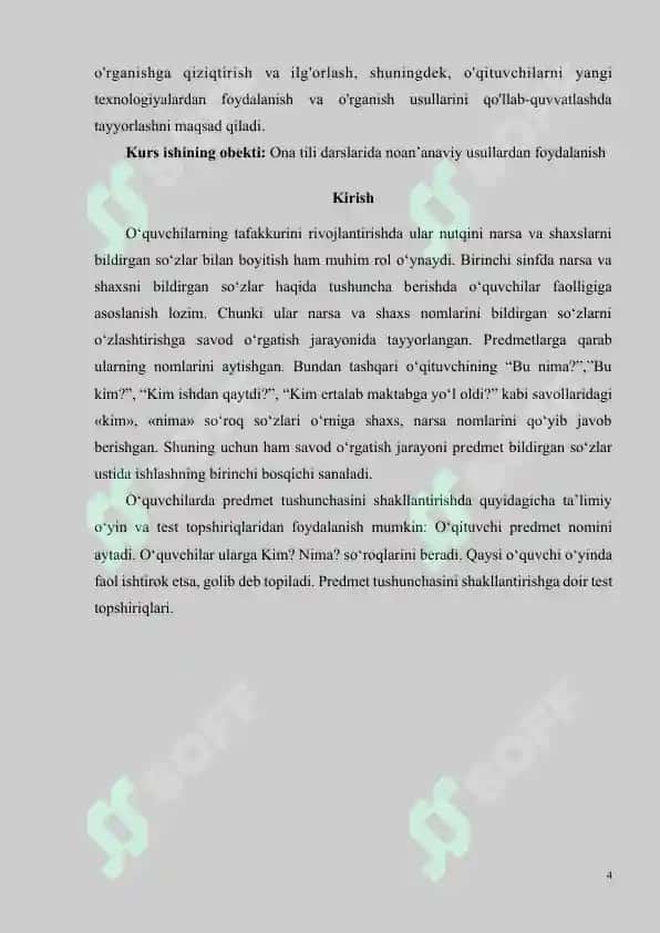 Boshlang’ich sinf ona tili darslarida qo’llaniladigan metodlar 4