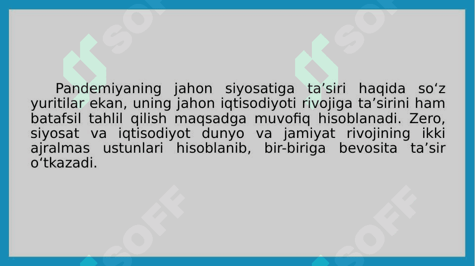Covid-19 ning jahon iqtisodiyotiga ta'siri 4