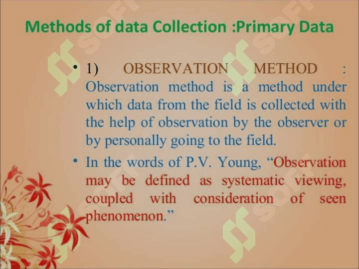 collecting the data 6