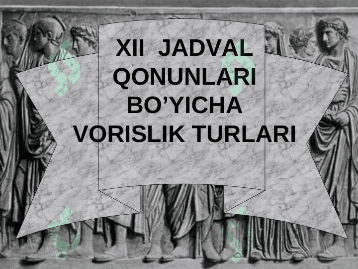 VORISLIK HUQUQI 6