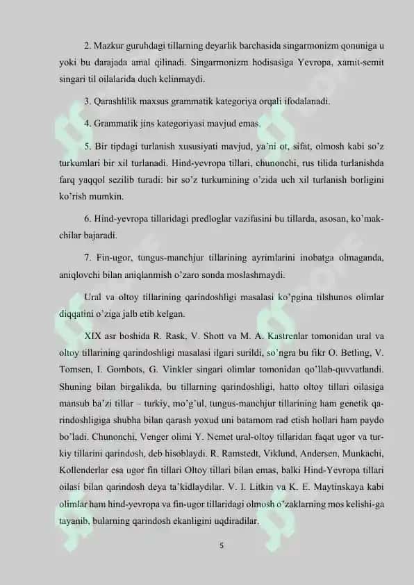 Turkiy tillar taraqqiyoti 5