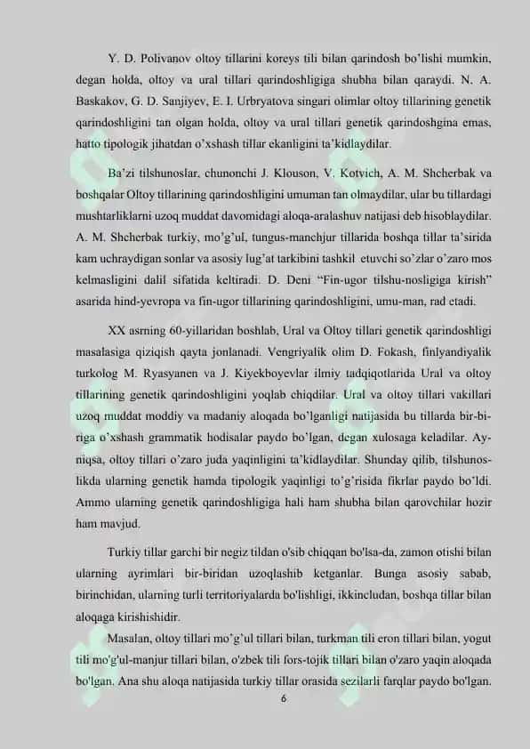 Turkiy tillar taraqqiyoti 6