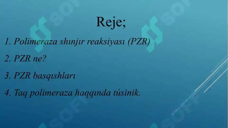 Zanjirli polimerazalanish reaksiyasi PSR 2